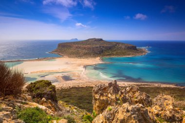 Girit Balos Beach şaşırtıcı sahne