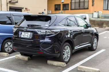 Toyota harrier sokakta Kyoto, Japonya
