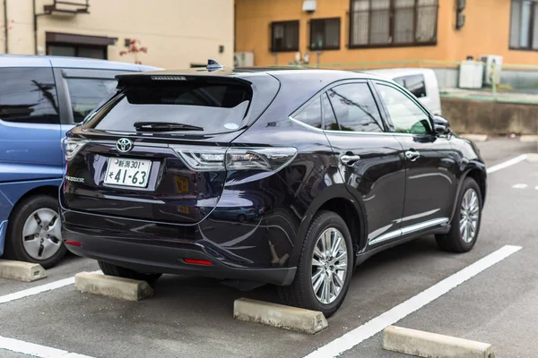 Toyota harrier na rua de Kyoto no Japão — Fotografia de Stock