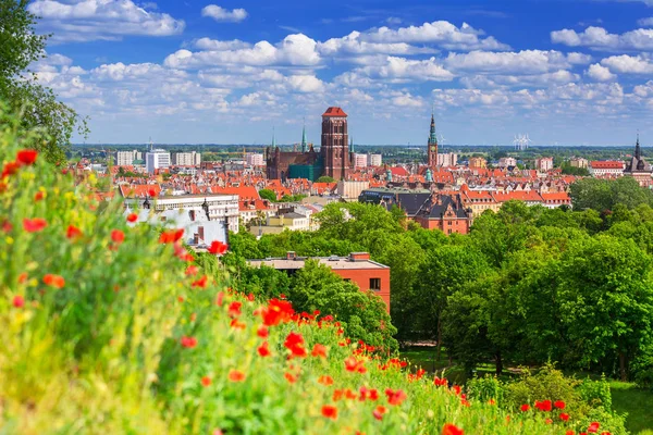 Arquitectura del casco antiguo de Gdansk —  Fotos de Stock