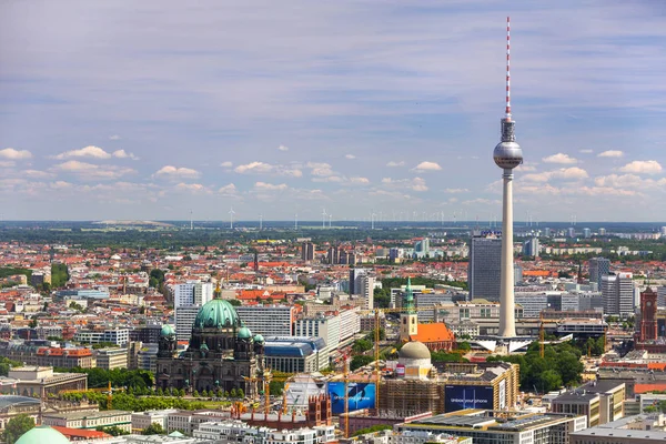 在柏林，德国的城市中心的体系结构 — 图库照片