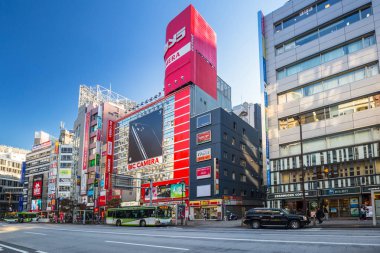 Ikebukuro bölge Tokyo Metropolü, Japonya, yaya geçidi