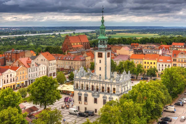 Régi város Chelmno, Lengyelország — Stock Fotó