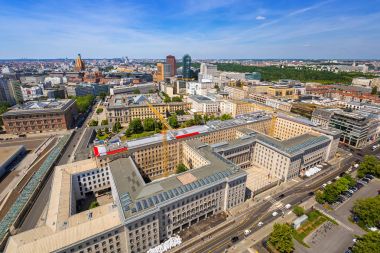 Berlin şehrinin hava manzarası