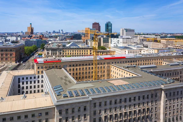 Veduta aerea della città di Berlino — Foto Stock