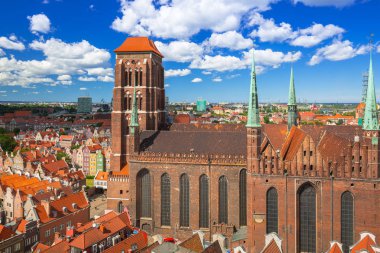 Saint Mary Katedrali Gdansk eski şehir
