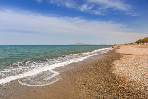 Rocky beach of Maleme on Crete — Stock Photo, Image