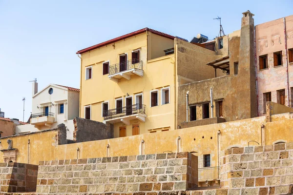 Arquitetura veneziana de Chania em Creta — Fotografia de Stock
