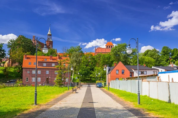 Passeggiata sul fiume Vistola a Tczew — Foto Stock