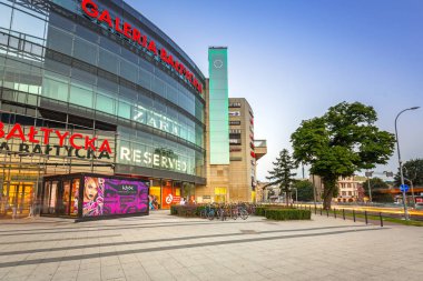 Galeria Baltycka Gdansk - Wrzeszcz gün batımında, Polonya