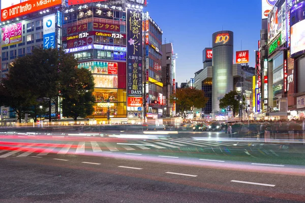 Tokyo Shibuya kapış geçerken geceleri, Japonya