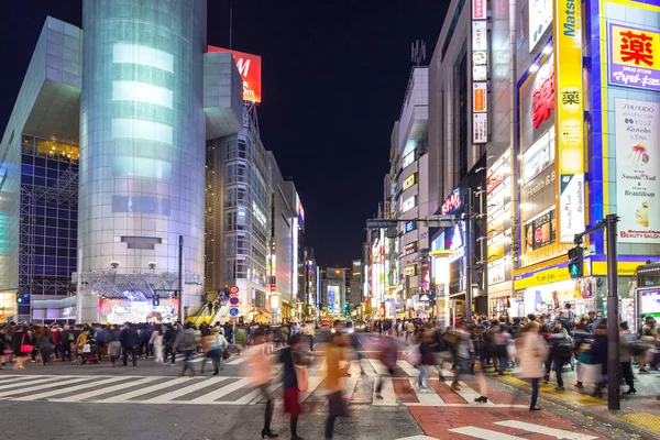 Tokyo Shibuya kapış geçerken geceleri, Japonya