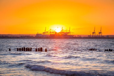 Baltık Denizi 'nde gün batımı