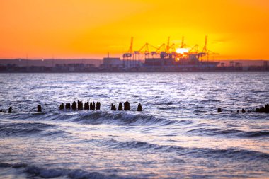 Baltık Denizi 'nde gün batımı
