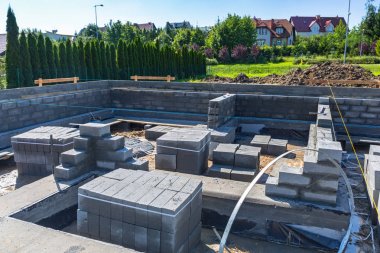 Vakfı için beton blok tuğla