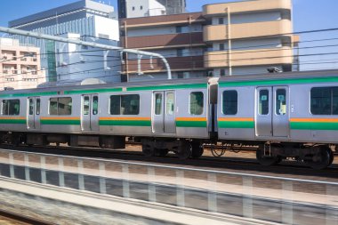 Hareket Tokyo demiryolu tren