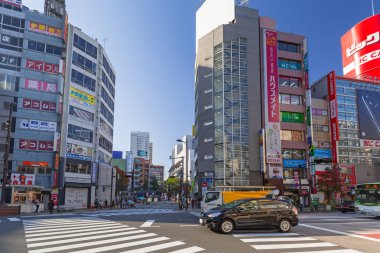Ikebukuro bölge Tokyo Metropolü, Japonya sokaklarında