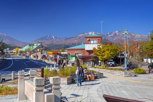 Centro della città di Nikko nel Giappone centrale — Foto Stock