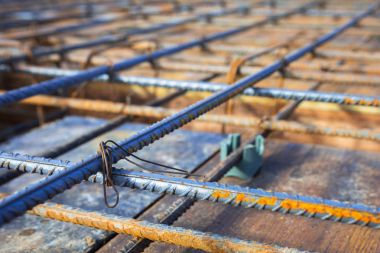 Çelik takviye beton zemin için 