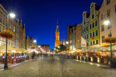 Gdansk uzun sokağın mimarisi 