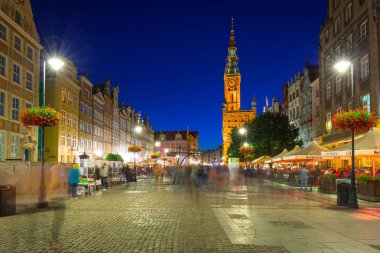Gdansk uzun sokağın mimarisi 