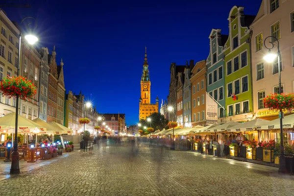 Architecture of the Long Lane in Gdansk — Stock Photo, Image