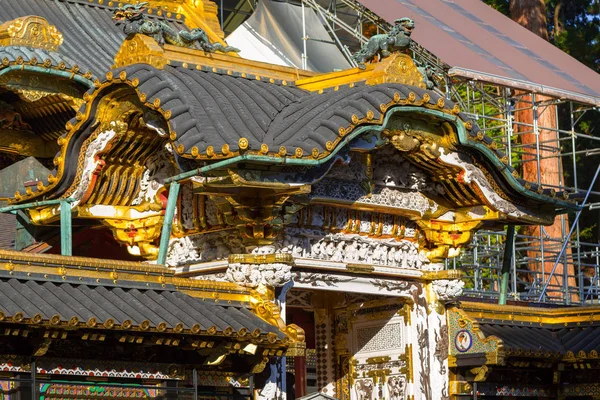 Architektura podrobnosti o buddhistickém chrámu — Stock fotografie