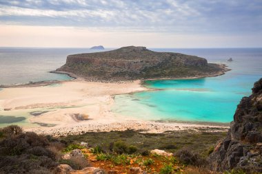 Balos plaj Crete, Yunanistan