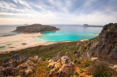 Balos plaj Crete, Yunanistan
