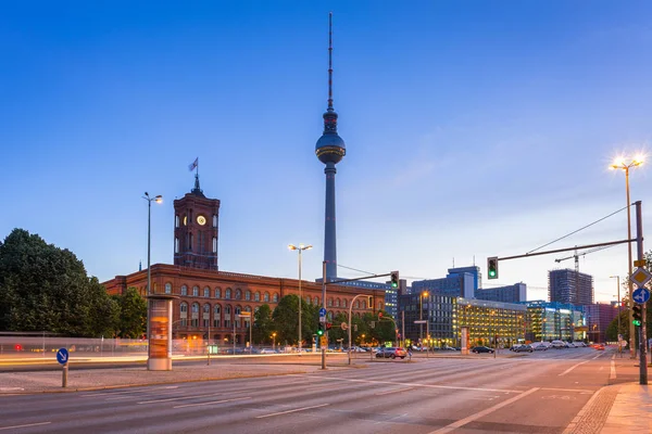 Architektura Berlin o świcie — Zdjęcie stockowe