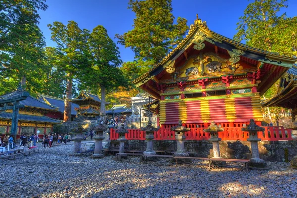 Arquitectura del templo del santuario de Toshogu en Nikko — Foto de Stock