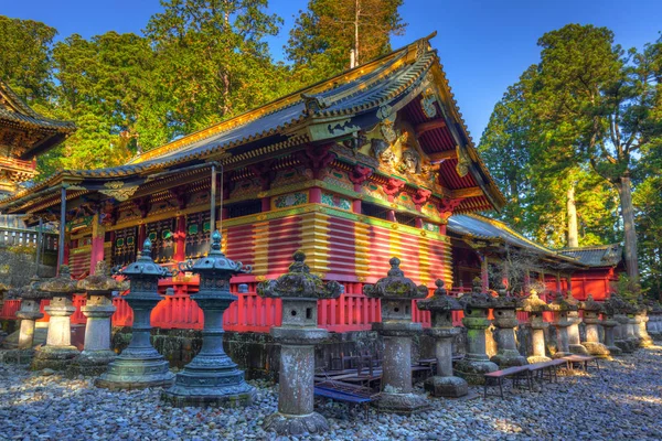 Arquitectura del templo del santuario de Toshogu en Nikko —  Fotos de Stock