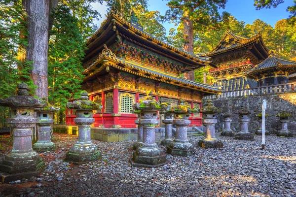 Architektura Toshogu svatyně chrámu v Nikko — Stock fotografie