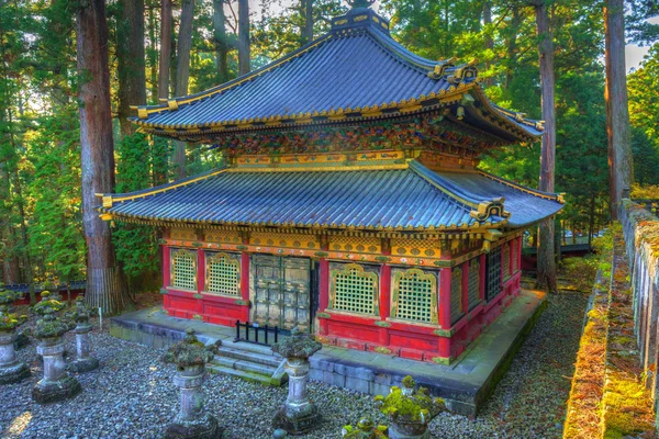 Архітектура храму Toshogu Shrine у Nikko — стокове фото