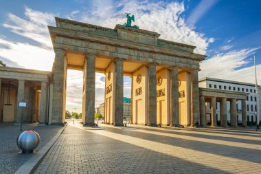 The Brandenburg Gate in Berlin clipart