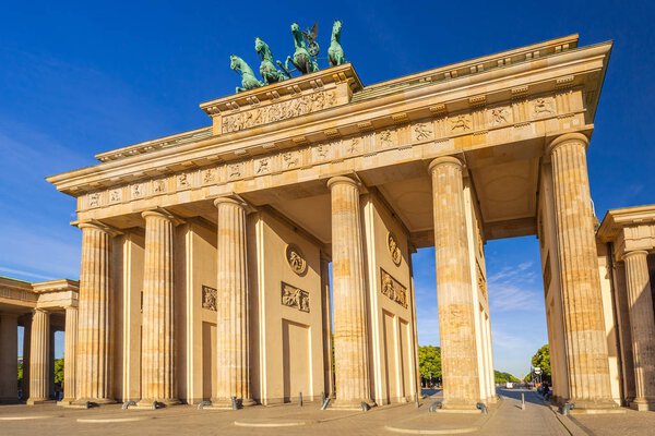 The Brandenburg Gate in Berlin