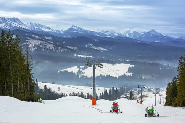 Skipiste in der Tatra — Stockfoto