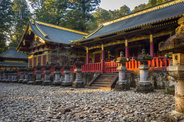 Architektura Toshogu svatyně chrámu v Nikkó, Japonsko — Stock fotografie