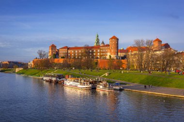 Royal Wawel Castle Krakow Vistula Nehri