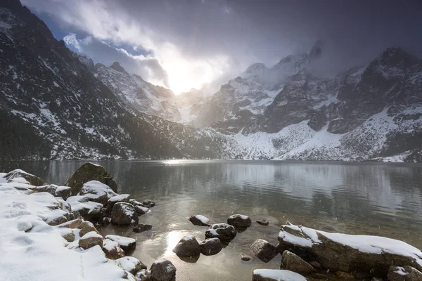 Vackra vinter i Tatrabergen, Polen — Stockfoto