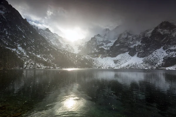 Vackra vinter i Tatrabergen, Polen — Stockfoto