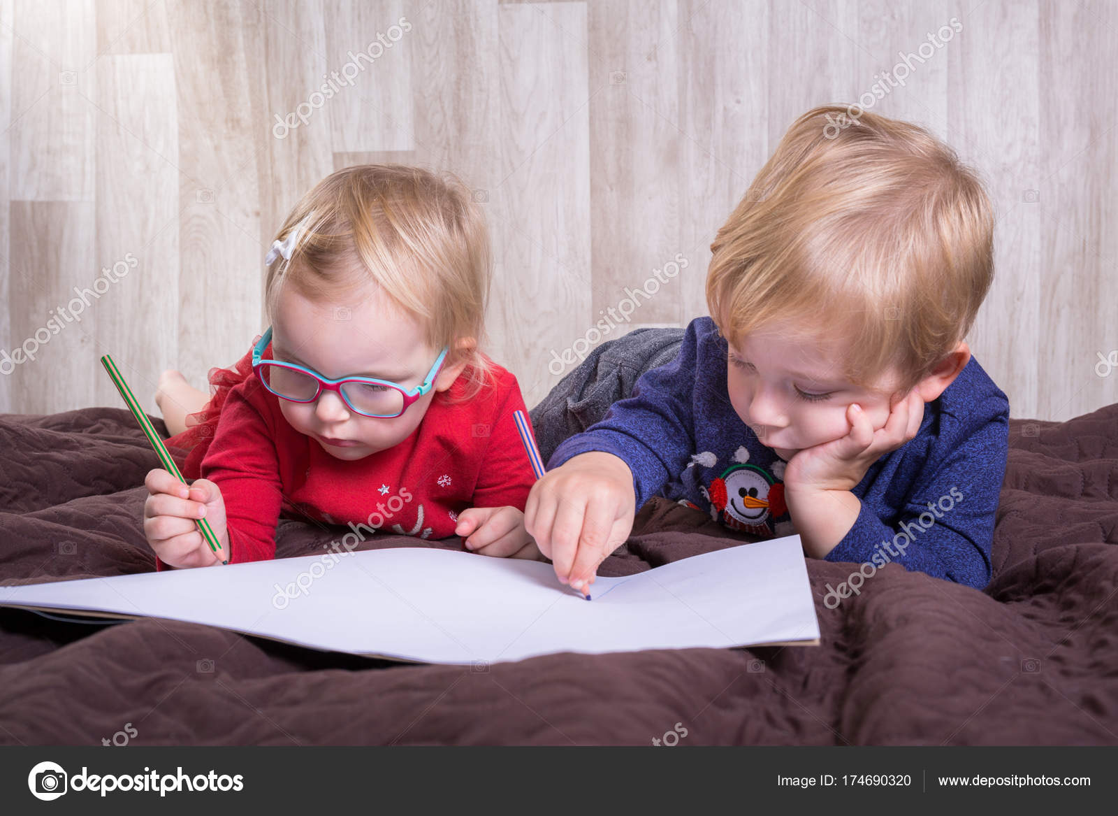 Cute Boy Girl Twins Writting Letter Santa Stock Photo Image By C Patryk Kosmider Cute Boy Girl Twins Writting Letter Santa Stock Photo Image By C Patryk Kosmider