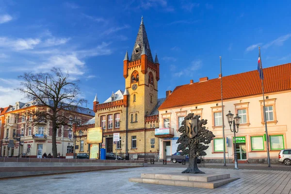 Świecie Polen December 2017 Arkitektur Stadshuset Świecie Polen Świecie Historisk — Stockfoto