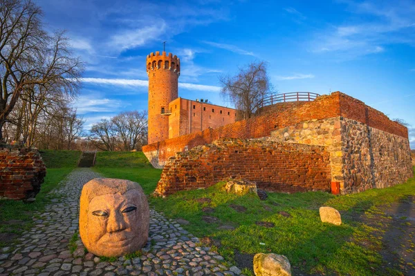 Swiecie Πολωνία Δεκεμβρίου 2017 Αρχιτεκτονική Του Theteutonic Κάστρου Στο Swiecie — Φωτογραφία Αρχείου