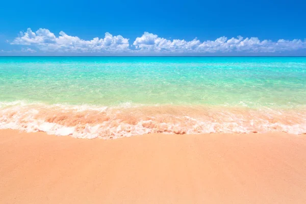 Tropische Strandkulisse Karibischen Meer — Stockfoto