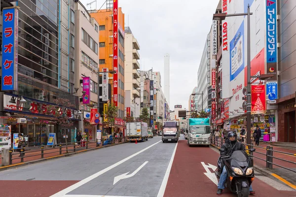 Токио Япония Ноября 2016 Года Улицы Района Икебукуро Токио Япония — стоковое фото