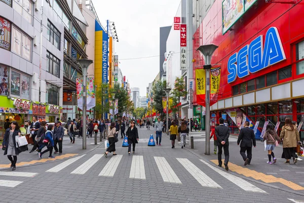 Tokyo Japão Novembro 2016 Ruas Distrito Ikebukuro Metrópole Tóquio Japão — Fotografia de Stock