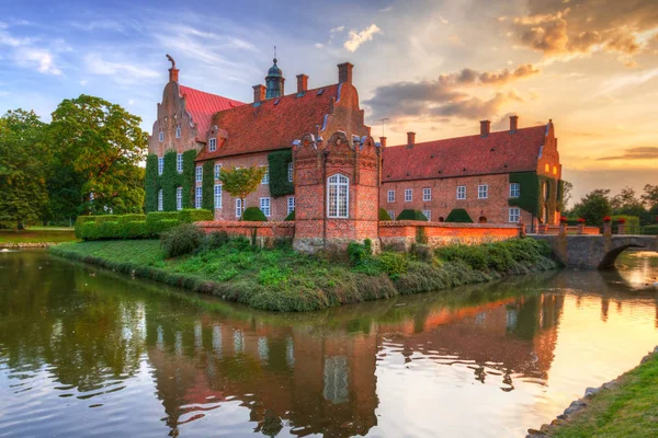 Architecture Trolle Ljungby Castle Southern Sweden Sunset — Stock Photo, Image
