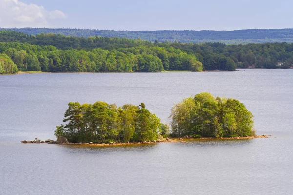Paysage Lac Été Suède — Photo