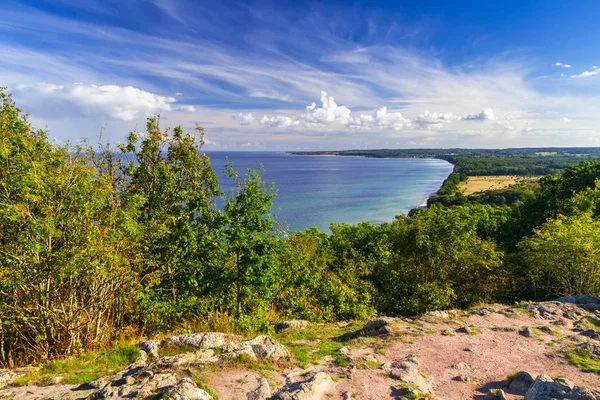 Bella Costa Del Mar Baltico Svezia — Foto Stock